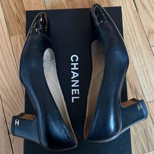 Chanel slip on pump